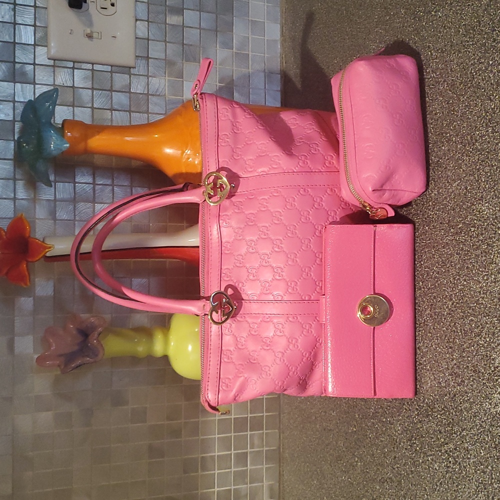 Gucci Monogram Guccisma Bag Tote Only - Picture 4 of 16